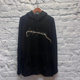 YOHJI YAMAMOTO BLACK LOGO HOODY