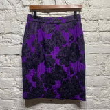 PROENZA SCHOULER BLACK/PURPLE SKIRT