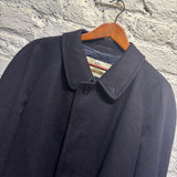 AQUASCUTUM cashmere navy coat