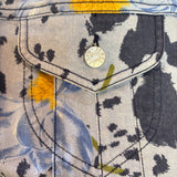 KENZO	JEANS FLORAL PRINT WOMENS WESTERN JACKET