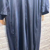 STUDIO NICHOLSON	NAVY V-NECK DRESS
