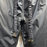 CRAIG GREEN BLACK PADDED CROP TROUSERS