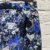 ERDEM
BLACK/BLUE PRINT TROUSERS