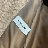 HELMUT LANG NUDE TEXTURED ALPACA COAT