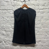 BALENCIAGA BLACK TENCEL VEST TOP