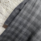 JOSEPH GREY CHECK OVERCOAT
