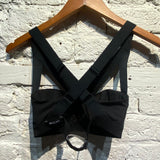 MICHI BLACK SPORTS BRA TOP