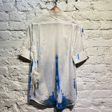 ALEXANDER MCQUEEN PAINT PRINT S/S SHIRT