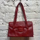 SIGERSON MORRISON 
RED LEATHER HANDBAG