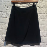 MOSCHINO COUTURE BLACK PLEATED SKIRT