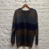 LOUIS VUITTON STRUOE MOHAIR V-NECK SWEATER