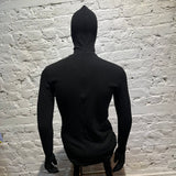 KUSIKOHC BLACK JERSEY FULL FACE/GLOVES L/S ZIP TOP