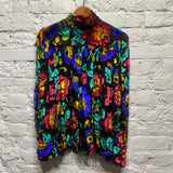 UNGARO
VINTAGE MULTI COLOUR FLOCKED TOP