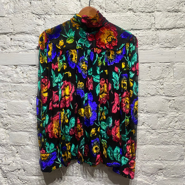 UNGARO
VINTAGE MULTI COLOUR FLOCKED TOP