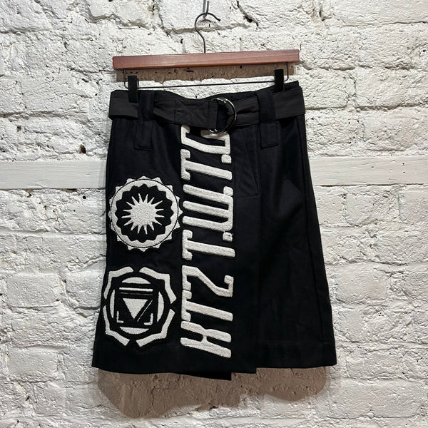 KTZ
BLACK WOOL WRAP SKIRT