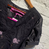 JUNYA WATANABE/CDG BLACK EMBELLISHED TOP