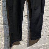 COMME DES GARÇONS (BLACK LABEL) BLACK FLEECE SIDE PANEL TROUSERS