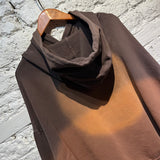 ECKHAUS LATTA BROWN JERSEY HOODIE
