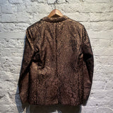 STEVE BELL BESPOKE BRONZE EMBROIDERED DINNER JACKET