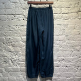 KATHARINE HAMNETT “LUCIA” BLUE SILK TROUSERS