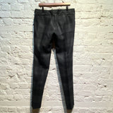 ALEXANDER MCQUEEN BLACK/GREY WOOL CHECK SUIT