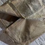 VERONICA BEARD	GOLD LEATHER SKIRT