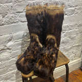 ECKHAUS LATTA FAUX FUR BOOTS