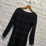 ALAIA WOOL/LUREX DRESS