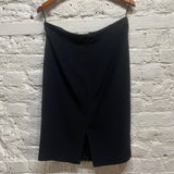 ALEXANDER MCQUEEN
BLACK SILK PENCIL SKIRT
