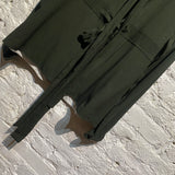 MARNI DARK GREEN WRAP JACKET