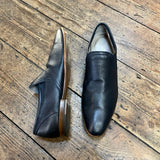 KITON
BLACK CALF SKIN SLIP ONS HAND MADE IN ITALY