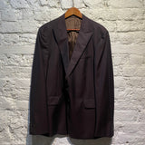 PRADA 2BUTTON POLKA DOT BROWN/BORDEAUX JACKET