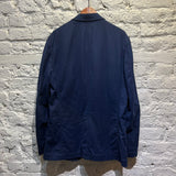 ISSEY MIYAKE MENS BLUE BLAZER