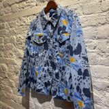 KENZO	JEANS FLORAL PRINT WOMENS WESTERN JACKET