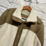 GmbH CREAM/BROWN WOOL FLEECE