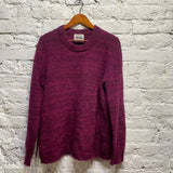 ACNE RASPBERRY MELANGE MOHAIR KNIT