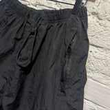 STONE ISLAND BLACK NYLON SHORTS WITH MESH LINING