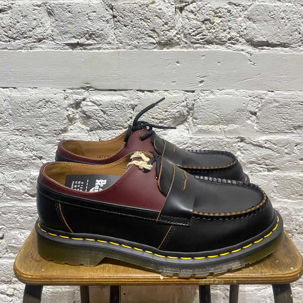 MARGIELA X DR MARTENS
BLACK OXBLOOD LOAFERS