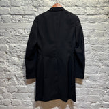 COMME DES GARÇONS HOMME PLUS BLACK/LEOPARD COAT