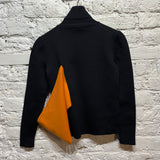 JW ANDERSON 
BLACK/ORANGE KNIT JUMPER