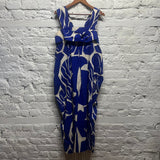 ISSEY MIYAKE
BLUE/WHITE JUMPSUIT