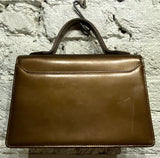 JEAN-PAUL GAULTIER 
VINTAGE BRONZE LEATHER HANDBAG