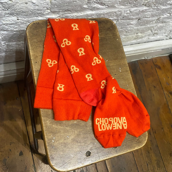 CHOPOVA LOWENA 
TOMATO RED LONG SOCKS
