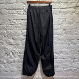 Alexander McQueen MCQ 	BLACK MCQ PIPING TRACK BOTTOMS