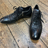 CESARE PACIOTTI
BLACK LEATHER TRAINERS