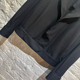 YOHJI YAMAMOTO	POUR HOMME BLACK TAILORED BOMBER