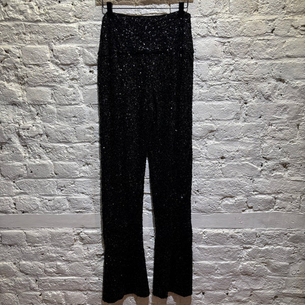 NORMA KAMALI BLACK
SEQUIN PANTS