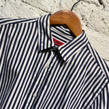 HUGO BOSS NAVY/WHITE STRIPE SHIRT