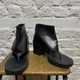 MIU MIU BLACK ANKLE BOOT SANDALS