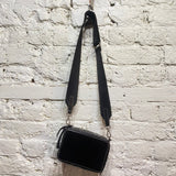 GANNI
BLACK LEATHER SHOULDER/CROSSBODY BAG
